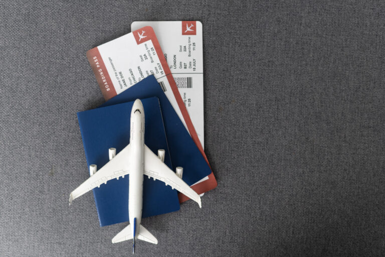 Canadian visa documents and boarding passes for PR travel