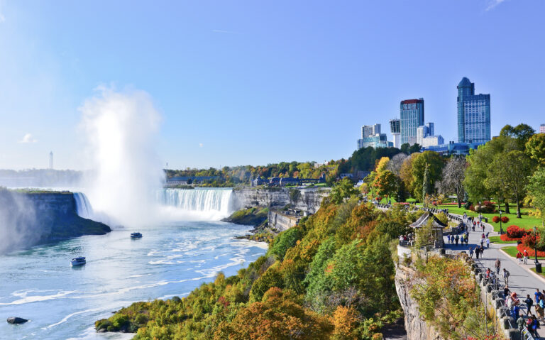 Niagara Falls and skyline in Canada city comparison context