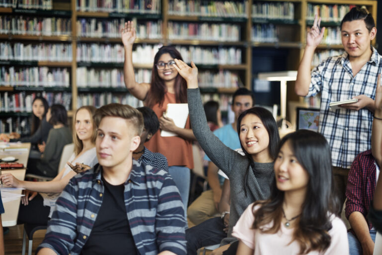 Diverse international students in budget-friendly Canadian college