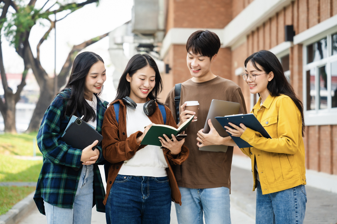 Diverse international students on study to PR pathway in Canada