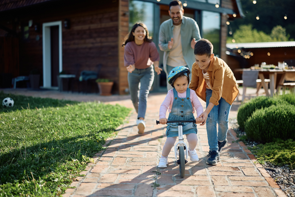 Family enjoying meal; Canadian immigration journey