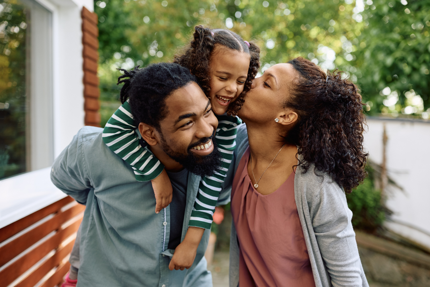 Family happily reunited in Canada.