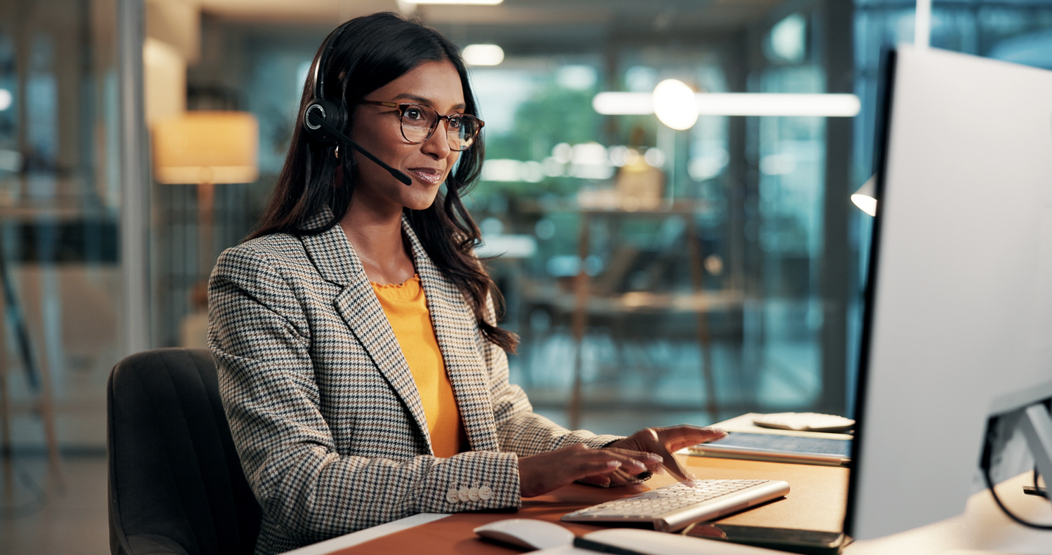 Warehouse workers shaking hands