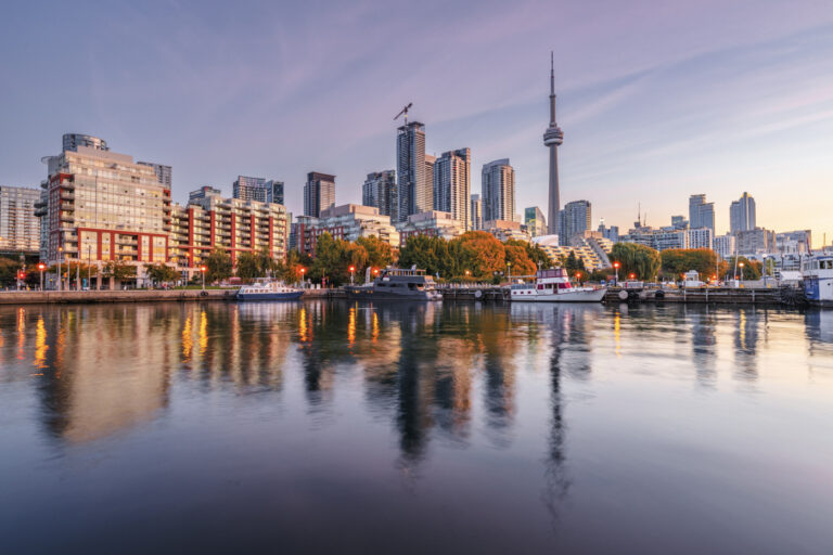 Toronto skyline with CN Tower, Canada
